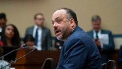 FILE - Special Counsel Henry Kerner testifies before the House Oversight and Reform Committee about his findings that presidential counselor Kellyanne Conway repeatedly violated the Hatch Act, a federal law that limits political activity by government workers, on Capitol Hill in Washington, June 26, 2019.