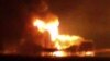 Massive Fire Engulfs Mexican Oil Rig, Four Dead