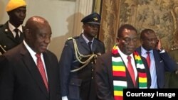 VaEmmerson Mnangagwa naVaCyril Ramaphosa