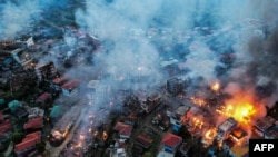 Thantlang Fire(ချင်းပြည်နယ် ၊ ထန်တလန်မြို့ မီးရှို့ခံခဲ့ရစဉ်က ၊ မှတ်တမ်းဓါတ်ပုံ)