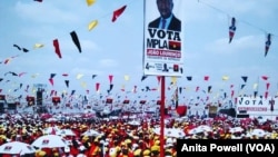 Tens of thousands of supporters of Angola's ruling party gather in the capital, Luanda, ahead of the nation's historic poll: the first without longtime President Jose Eduardo dos Santo, who is preparing to step down after 38 years in power. 