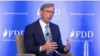 U.S. special representative for Iran, Brian Hook, speaks at a Foundation for Defense of Democracies conference in Washington on August 28, 2018. 
