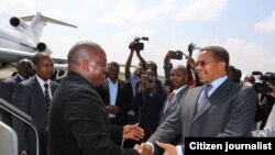 Rais Kabila apokelewa na rais Kikwete Dar es Salaam