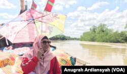 Maria Karsia, caleg PDI-Perjuangan untuk Dapil Aceh II. (Foto: Anugrah Ardiansyah/VOA)