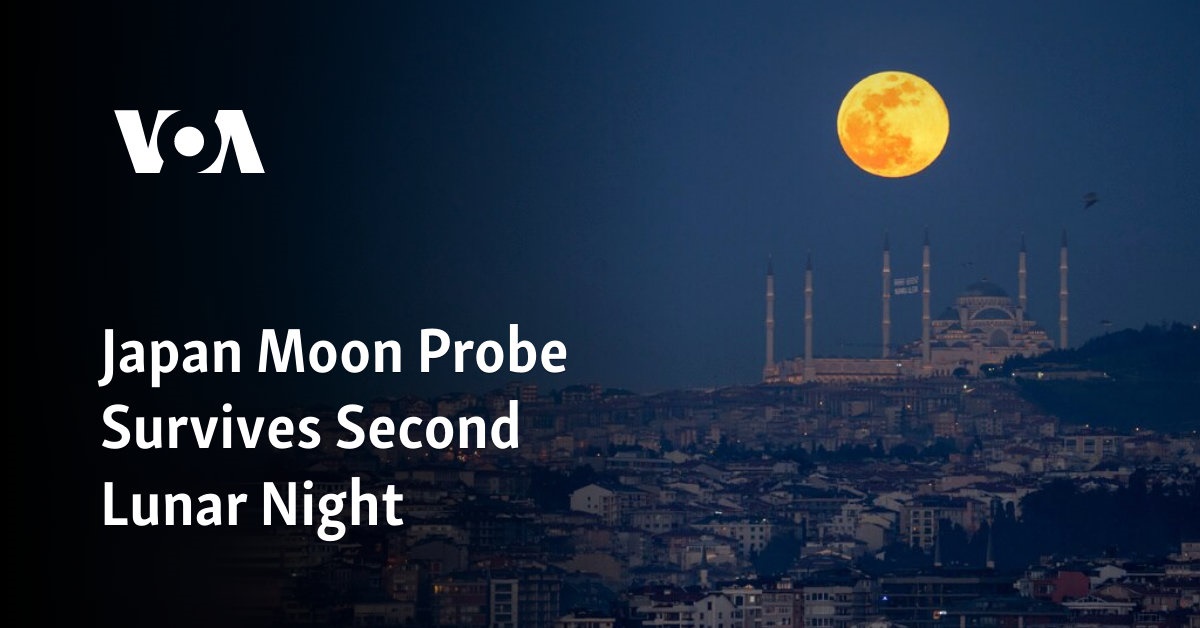 Japan Moon Probe Survives Second Lunar Night