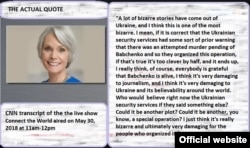 CNN TRanscript of Jill Dougherty's Quote misused by Nikita Mikhalkov