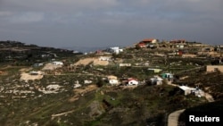 FILE: A general view of the Havat Gilad settlement outpost, West Bank, Jan. 10, 2018. 