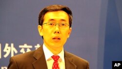 ທ່ານ Liu Weimin ໂຄສົກປະຈໍາກະຊວງການຕ່າງປະເທດຈີນ.
ວັນທີ 4 ມິຖຸນາ 2012