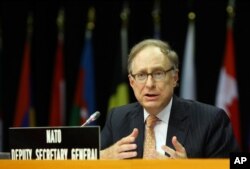 NATO Deputy Secretary General, Ambassador Alexander Vershbow Speaks at the Parliamentary Assembly's Spring session in Tirana, Albania, May 30, 2016.