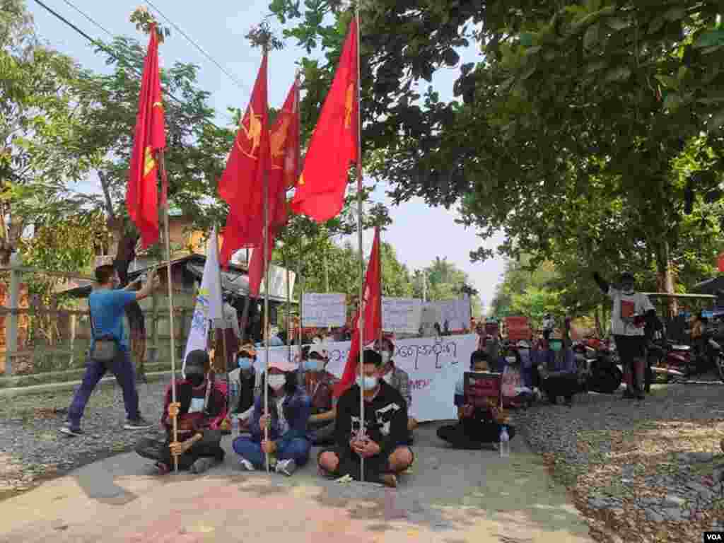 ဧပြီ ၁၉ ရက် ကလေးမြို့သပိတ်စစ်ကြောင်း။