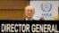 Director General of the International Atomic Energy Agency, IAEA, Yukiya Amano of Japan, waits for the start of the IAEA board of governors meeting at the International Center in Vienna, Austria, Nov. 22, 2018.