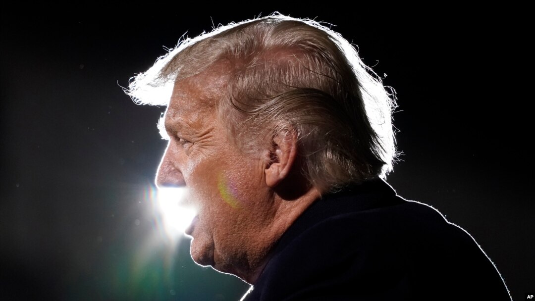 President Donald Trump speaks at a campaign rally at Duluth International Airport, Wednesday, Sept. 30, 2020, in Duluth, Minn. (AP Photo/Alex Brandon)