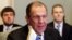 Russia's Foreign Minister Sergei Lavrov (C), Nov. 14, 2013.
