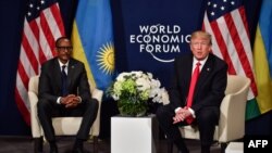 VaPaul Kagame naVaDonald Trump kuDavos, Switzerland. 