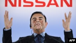 Presiden dan CEO produsen mobil Nissan, Carlos Ghosn 