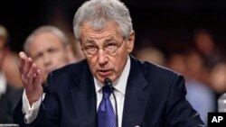 Dan Republican kuma tsohon Sanata, Chuck Hagel wanda ya zama sabon sakataren tsaron Amurka