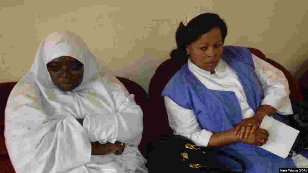 L - R  Riskat Bello and Raliya U. Bello from Women and Children Welfare Clinic, Sokoto participants.