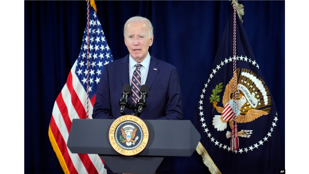 President Joe Biden speaks about the death of former President Jimmy Carter, Dec. 29, 2024, at the Company House Hotel in Christiansted, St. Croix, U.S. Virgin Islands.