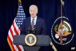 President Joe Biden speaks about the death of former President Jimmy Carter, Dec. 29, 2024, at the Company House Hotel in Christiansted, St. Croix, U.S. Virgin Islands.