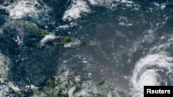 Ураган «Берил» движется к островам Карибского бассейна. 30 июня 2024 г. 