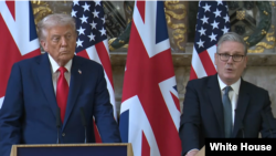 Arşîv: Serokê Amerîka Donald Trump Serokwezîrê Brîtanya Keir Starmer.