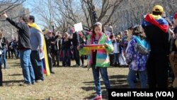 Venezolanos en Washington exigen paz en Venezuela