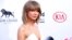 FILE - In this May 17, 2015 file photo, Taylor Swift arrives at the Billboard Music Awards at the MGM Grand Garden Arena in Las Vegas.