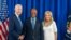 Joe Biden, Presidente dos Estados Unidos, Ulisses Correia e Silva, primeiro-ministro de Cabo Verde, e Jill Biden, primeira-dama americana (Cimeira Estados Unidos-África, dezembro 2023)