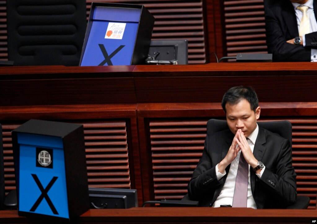 资料照：前香港立法会议员郭荣铿(photo:VOA)