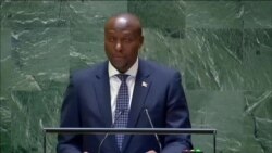 Eswatini Prime Minister Russell Mmiso Dlamini addresses the 79th UNGA