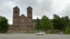 FILE - The Basilica of the Immaculate Conception at the Conception Abbey in Conception, Mo., remains roped off Monday, June 10, 2002. 