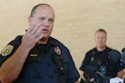 Odessa Police Chief Michael Gerke speaks during a news conference in Odessa, Texas, Sept. 2, 2019.