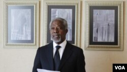 Utusan PBB dan Liga Arab untuk perdamaian Suriah, Kofi Annan.