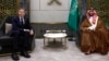 محمد بن سلمان، صدر اعظم عربستان و انتونی بلینکن، وزیر خارجۀ ایالات متحده 