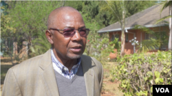 Daniel Ndlela, a former economics professor at the University of Zimbabwe in Harare, says sanctions have little to do with Zimbabwe's economy. Aug. 21, 2019. (C. Mavhunga/VOA)
