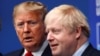 El presidente Donald Trump y el primer ministro británico Boris Johnson, durante la más reciente reunión de la OTAN. Foto REUTERS/Peter Nicholls/Pool.