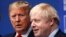 El presidente Donald Trump y el primer ministro británico Boris Johnson, durante la más reciente reunión de la OTAN. Foto REUTERS/Peter Nicholls/Pool.