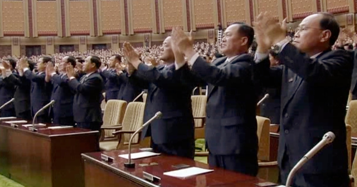 North Korea's Parliament Meets, With Kim Jong Un at Center