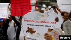 Un patient a bénéficié d’un transplant de rein à Caracas, Venezuela, 8 février 2018.