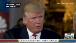 Trump, Clinton on National Security Briefing