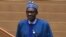 FILE - Nigeria's President Muhammadu Buhari is pictured after speaking at an African Union summit in Addis Ababa, Ethiopia, Jan. 28, 2018.