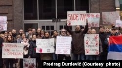 Protest srpske dijaspore u Čikagu (Foto: Predrag Đurđević)