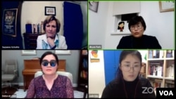 왼쪽 위부터 시계방향으로 수잔 숄티, 박지현(영국), 제이드(한국), 데보라 최(미국).