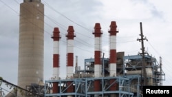 The power station Central San Juan of Puerto Rico Electric Power Authority (PREPA) is seen in San Juan, Puerto Rico, June 30, 2015. 