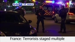 VOA60 World PM - Attacks Across Paris, Dozens Dead