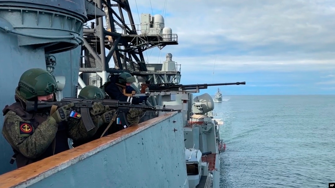 2024年9月，俄羅斯海軍在北極地區舉行軍演。 (俄羅斯國防部）