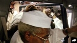 Former Chadian President Hissène Habré (file)