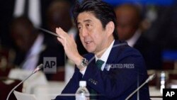 Japanski premijer Šinzo Abe govori na konferenciji o razvoju Afrike, koja se održava u Tokiju
