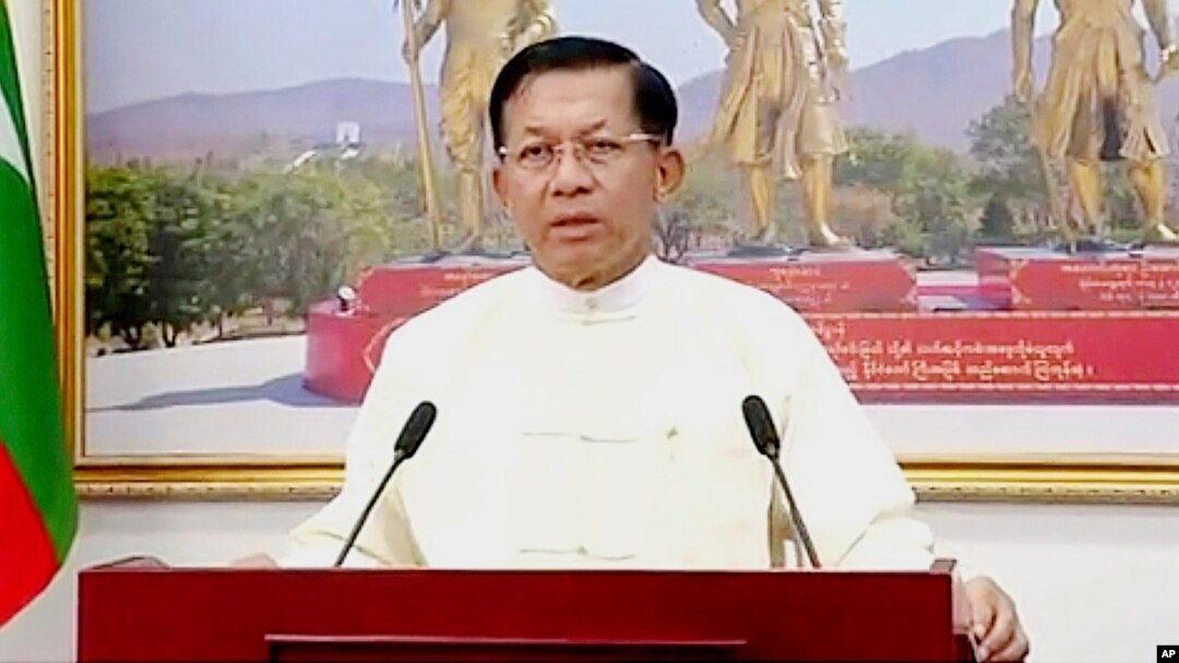 Pemimpin junta Myanmar, Jenderal Senior Min Aung Hlaing (foto: dok). 
