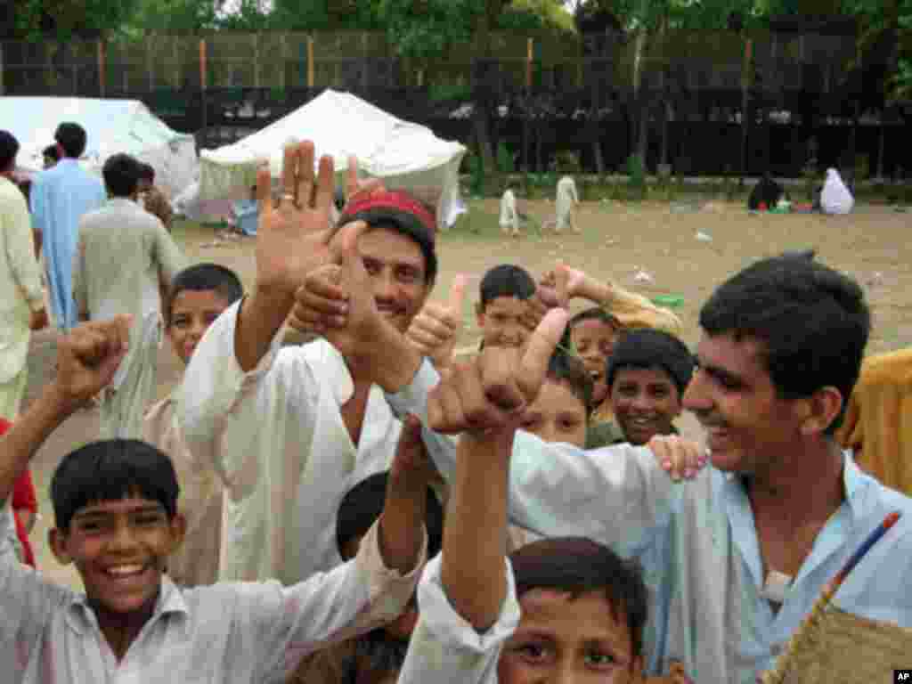 Flood Relief Camp in Nowshera, Pakistan